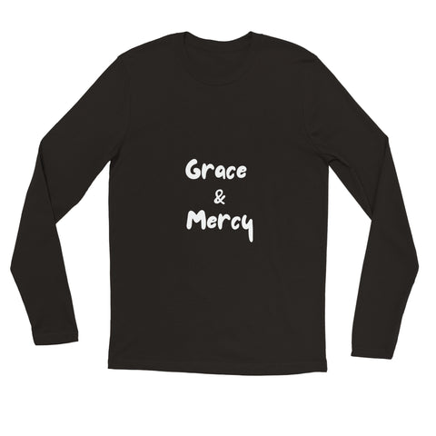 Grace and Mercy Premium Unisex Longsleeve T-shirt