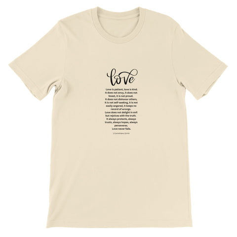 Love is...Premium Unisex Crewneck T-shirt