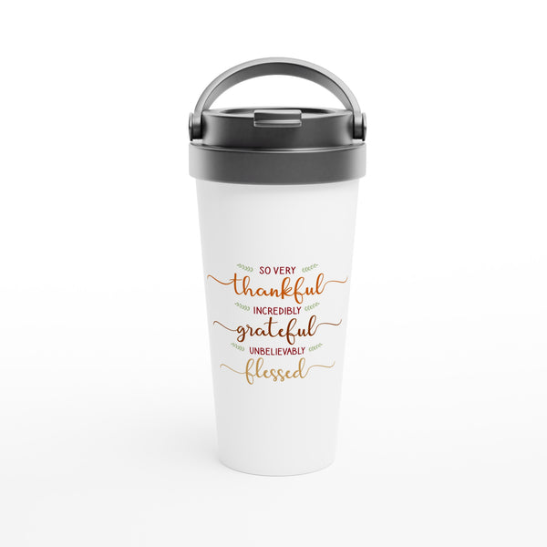 Thankful, Grateful, Blessed - Mugs