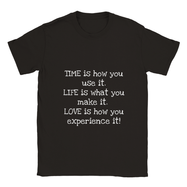 TIME, LIFE, LOVE - Classic Unisex Crewneck T-shirt