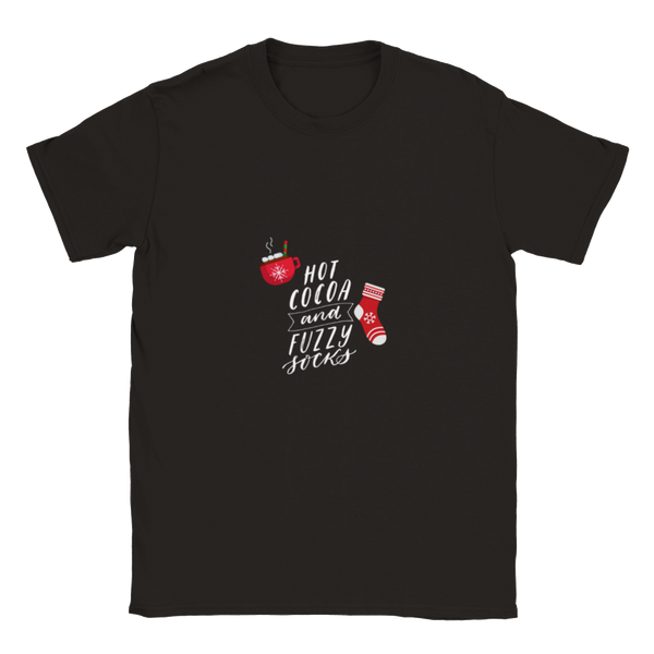 Hot Cocoa and Fuzzy Socks - Classic Unisex Crewneck T-shirt