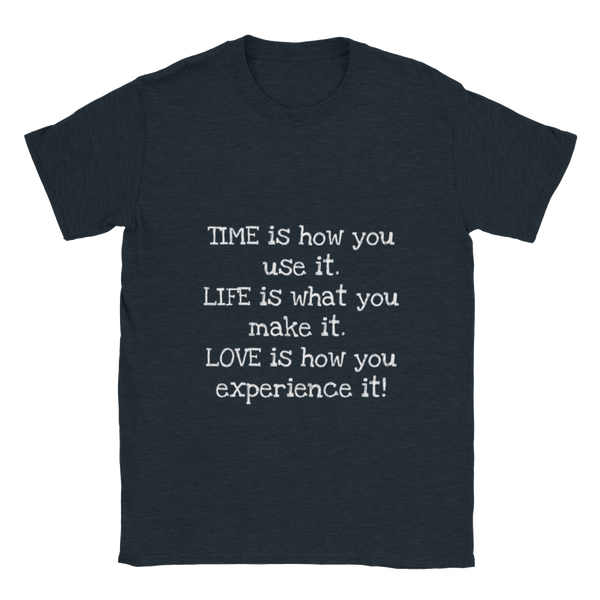 TIME, LIFE, LOVE - Classic Unisex Crewneck T-shirt