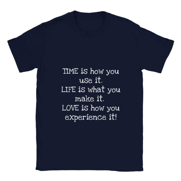 TIME, LIFE, LOVE - Classic Unisex Crewneck T-shirt