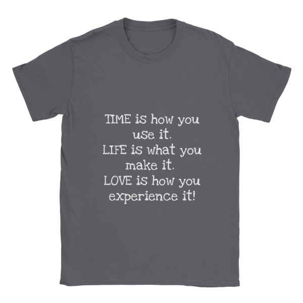 TIME, LIFE, LOVE - Classic Unisex Crewneck T-shirt