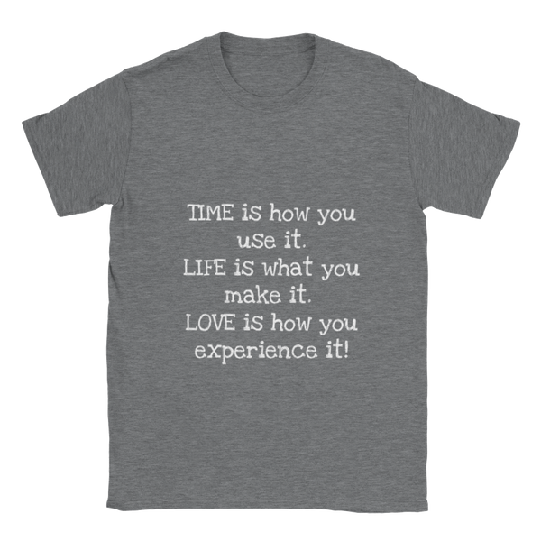 TIME, LIFE, LOVE - Classic Unisex Crewneck T-shirt