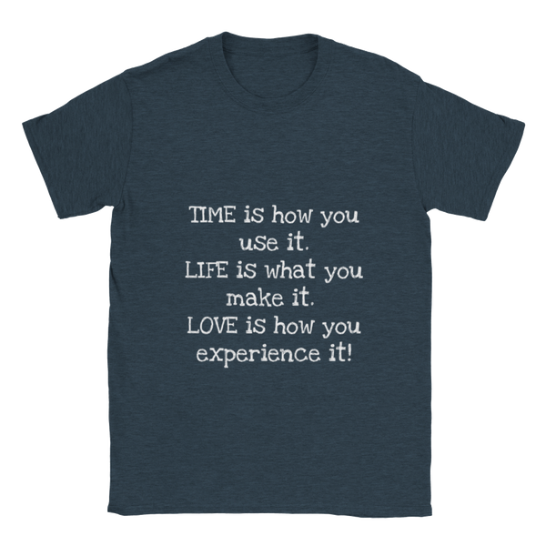 TIME, LIFE, LOVE - Classic Unisex Crewneck T-shirt