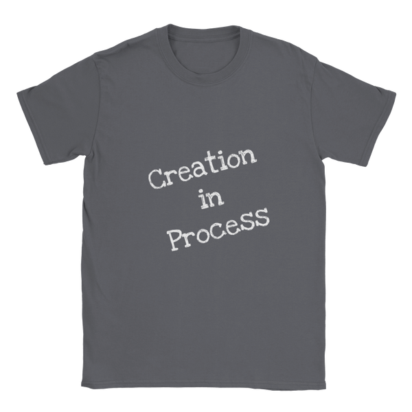 Creation in Process (White Writing) Classic Unisex Crewneck T-shirt