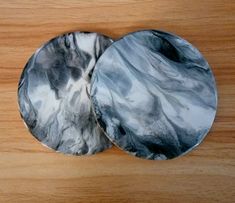 Handmade Fluid Art Ceramic Coasters