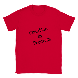 Creation in Process (Black Wording) Classic Unisex Crewneck T-shirt